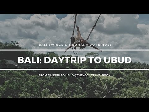 BALI: DAYTRIP TO UBUD --  Bali Swings & Tibumana Waterfall