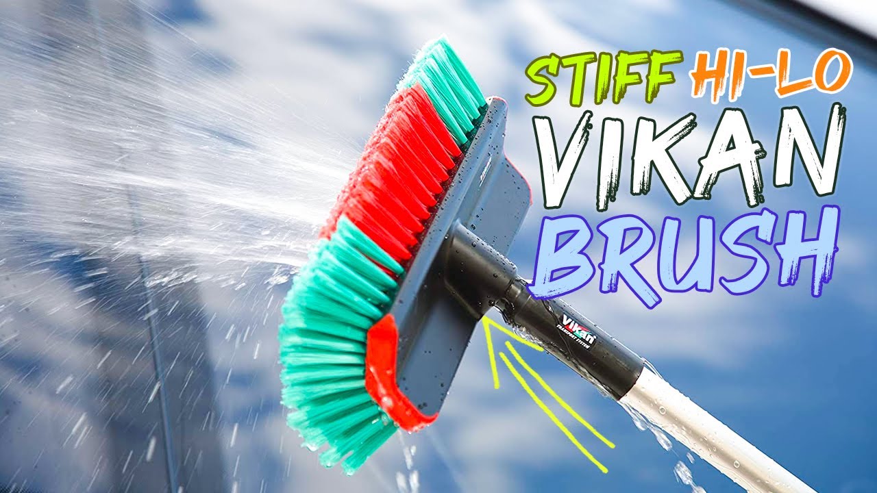 Best Long Handle Scrub Brush Head : Vikan Brush   Stiff Hi Lo With Pencil Jets