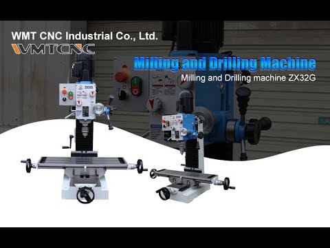 Drilling and Milling Machine ZX32G from WMTCNC - YouTube