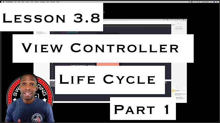 Lesson 3.8 App Development with Swift: View Controller Life Cycle - Part 1