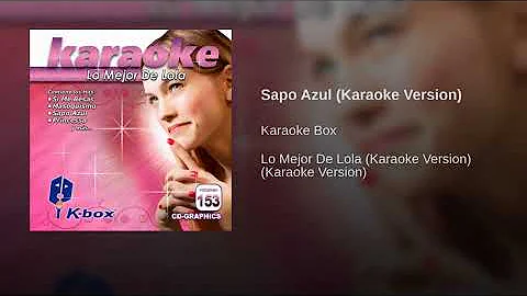 Sapo Azul (Karaoke Version)