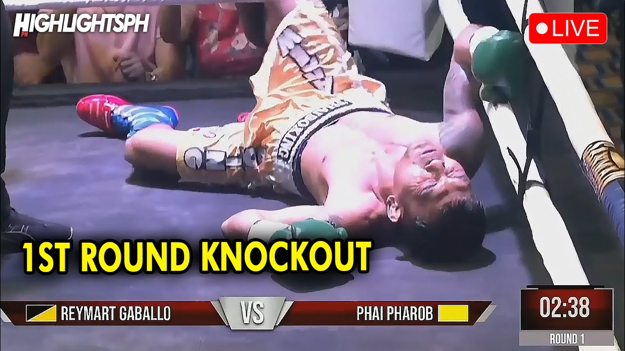 Febuary 13, 2024  |  18 SECONDS KNOCKOUT - Reymart Gaballo vs Phai Pharob