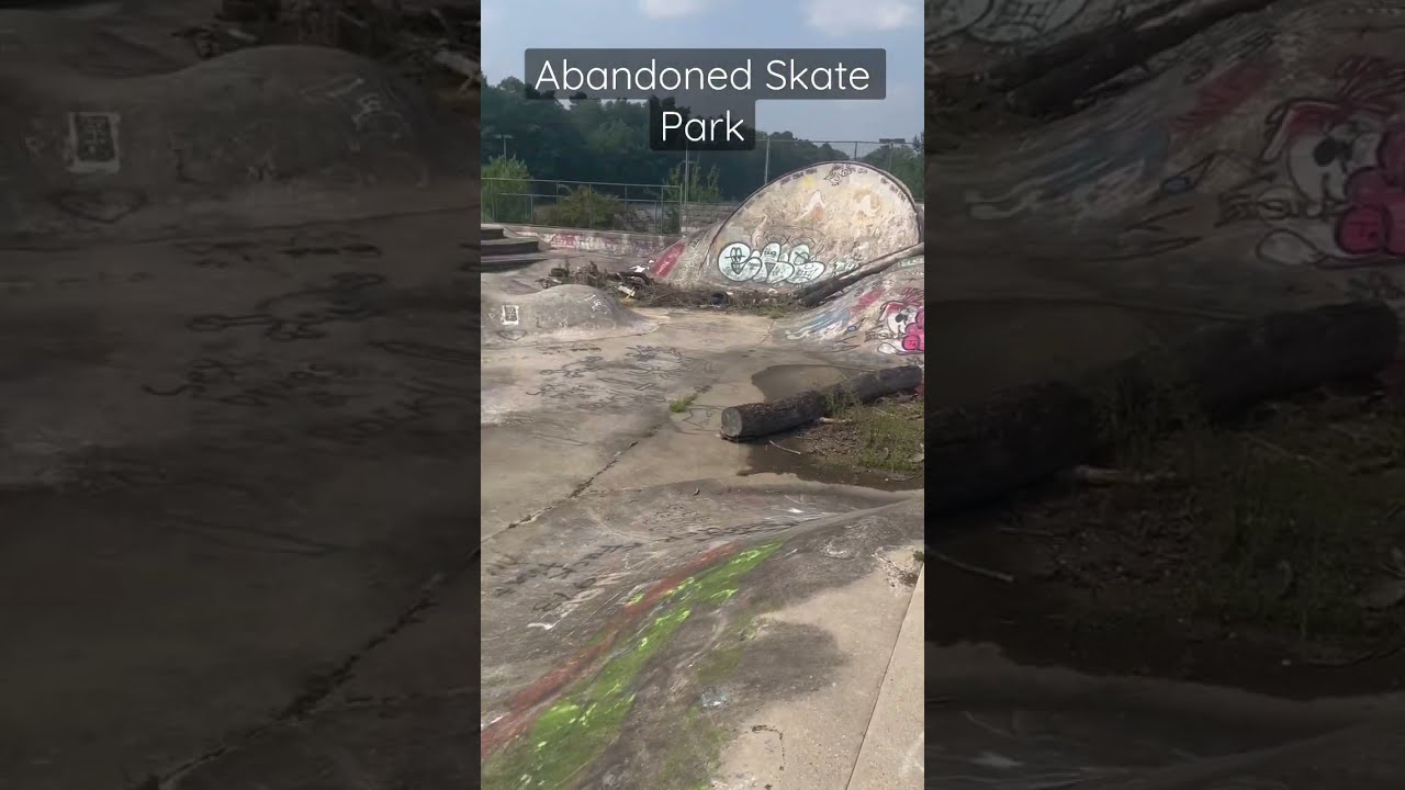 Abandoned Skate Park In New Jersey Ruins Adventure Exploring Skateboarding