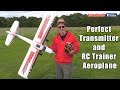 LEARN TO FLY RC ON A BUDGET ! CHEAP RC radio TRANSMITTER and TRAINER aeroplane