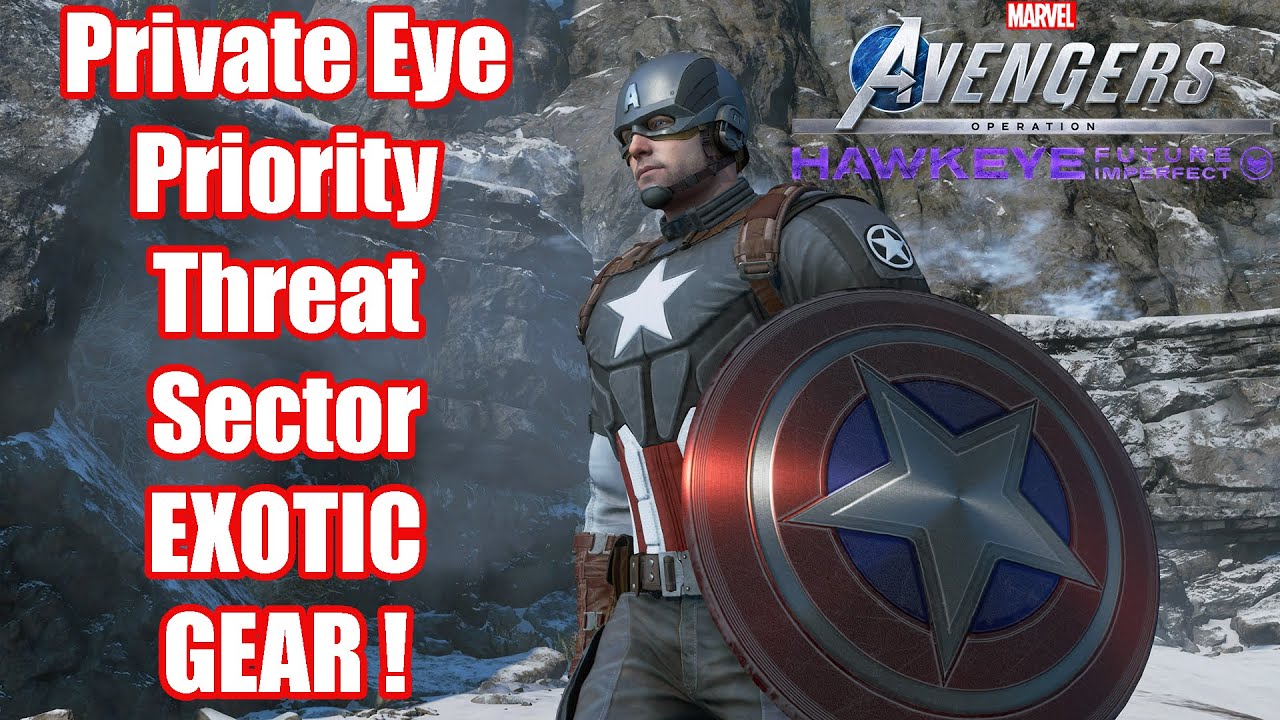 Private Eye EXOTIC GEAR! Captain America Marvel's Avengers PS5