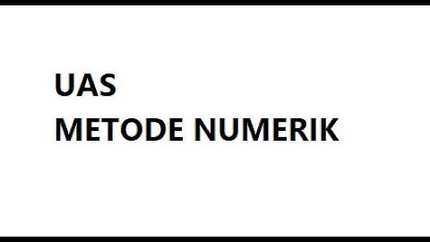 UAS METODE NUMERIK - METODE GAUSS-JORDAN