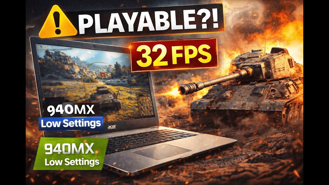 i5-7200U & 940MX vs World of Tanks — UNEXPECTED RESULT