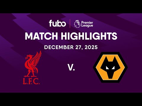 Liverpool FC Vs Wolverhampton PREMIER LEAGUE HIGHLIGHTS Week 18 Fubo Canada 