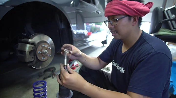 How to Replace TSX Buddy Club Coilovers Top Hat Bushing