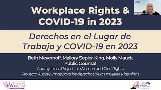 Workplace Rights &amp; COVID-19 in 2023