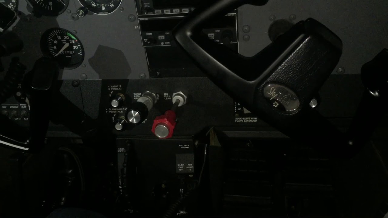 Emergency procedures engine fire in flight Cessna 172SP YouTube