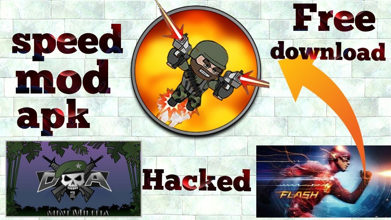 Doodle Army2 mini militia speed mod apk download YouTube