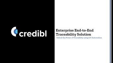 AI-Powered Supply Chain Traceability Solution by Credibl