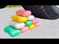 Experiment Soap vs Car | Crushing Crunchy & Soft Things by Car