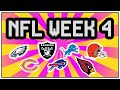 NFL Week 4 PICKS AGAINST THE SPREAD, OVER/UNDER, UPSET ...