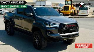 Toyota Hilux 2021 GR Kit Installed Left-Hand Drive Power Walk Around Review