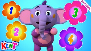 Canción numérica con Kent | Learn Numbers | Vídeo educativo para niños | Kent el Elefante