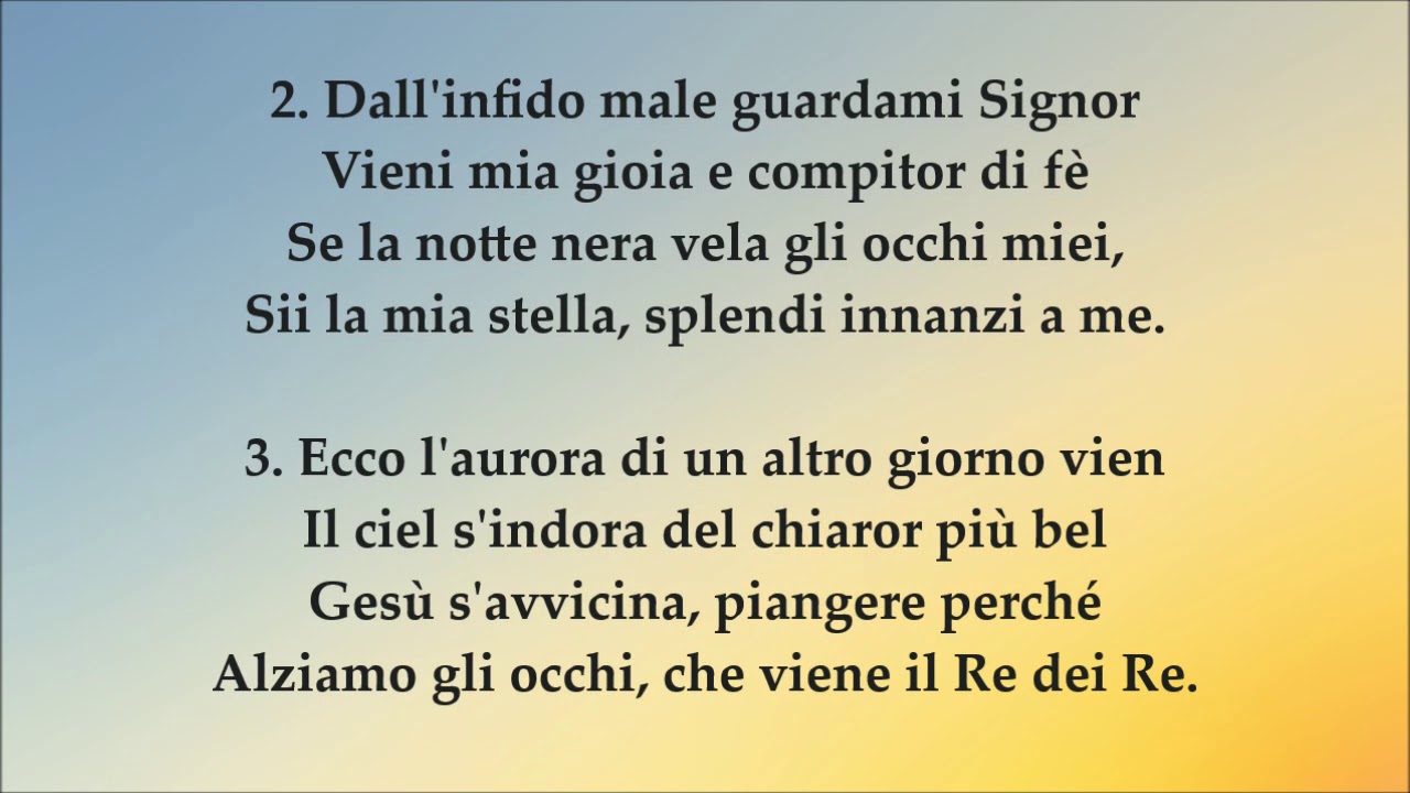 Prendi La Mia Vita Testo