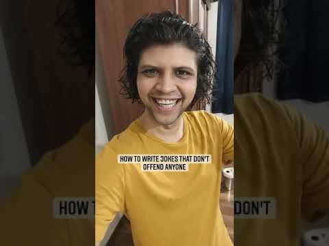 How to write jokes that don't offend anyone #shorts