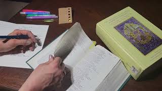 Asmr-Study Sleep Sounds Page Turning Thin Paper W Finger Licking Writing Request-No Talking