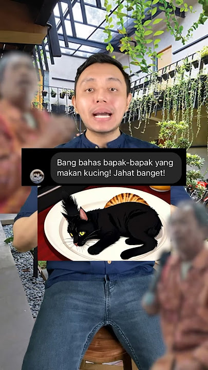 Bapak kos MAKAN kucing? Kok bisa? #shorts