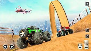 Monster Truck Mega Ramp Extreme Stunts- İmkansız Araba- Android GamePlay( لعبة سباق السيارات الصعبة) screenshot 4