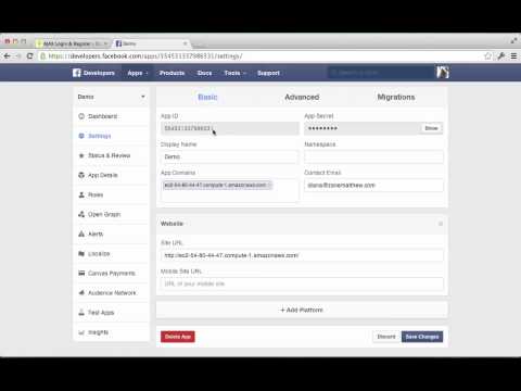 zM ALR: How to configure your Facebook login part I