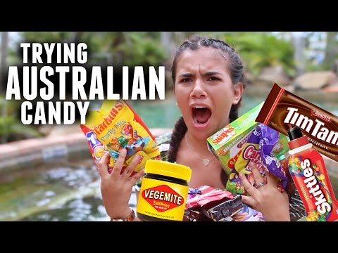 TRYING WEIRD AUSTRALIAN CANDY