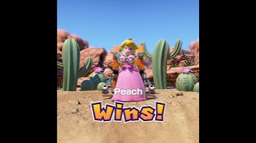 Peach Winning 1st Place Animation #Shorts #reels #MarioPartySuperStars #Short #funnyvideos