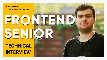 Senior Frontend Engineer | Mock Interview | Eng