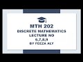 MTH202 lecture no 6,7,8,9