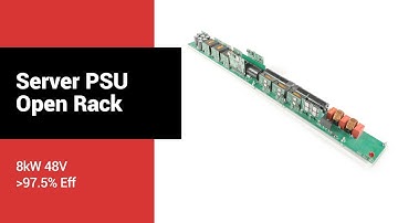 8kW Server PSU Demo: 97.5% Efficiency with GaN