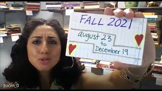 Dr. Sahar Joakim Welcomes Students to Fall 2021
