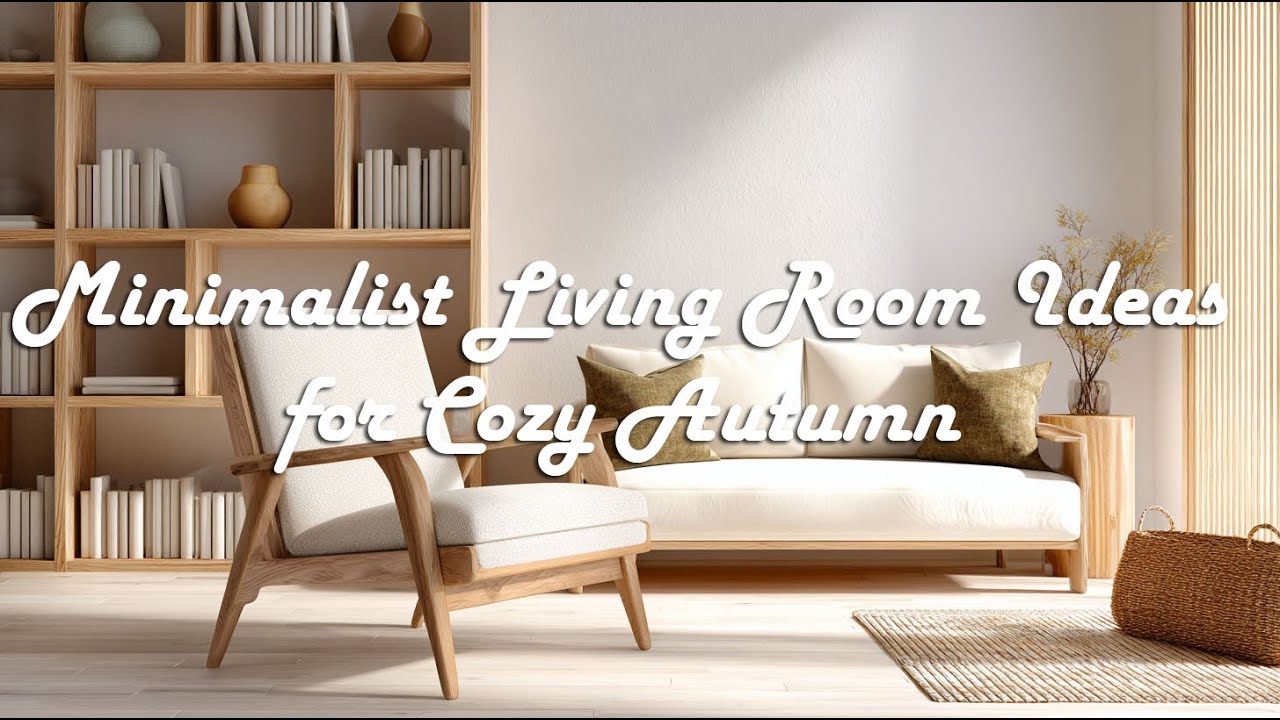 Scandinavian Simplicity: Minimalist Living Room Ideas for Cozy Autumn