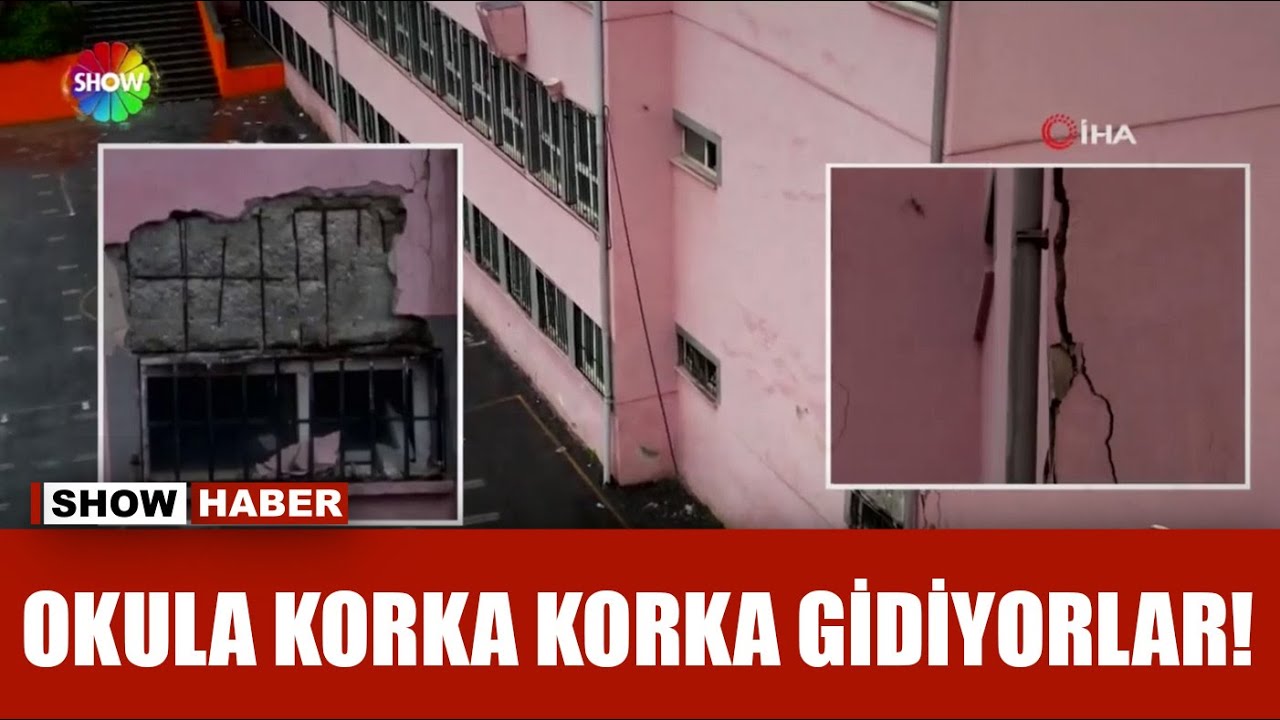 Duvarlar çatlak, demirler dışarıda!