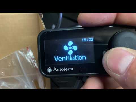 Autoterm comfort controller unboxing and functions.