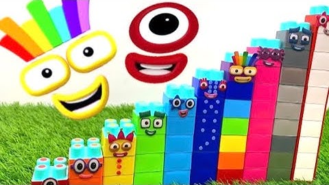 DIY Numberblocks Mathlink Cube Activity Toy and Counting 1 To 10