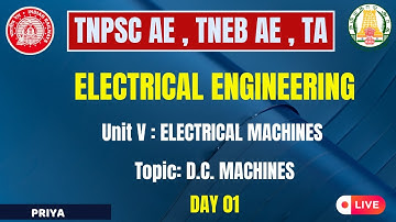 ELECTRICAL MACHINES | D.C. MACHINES | ELECTRICAL ENGINEERING | IN TAMIL | TNPSC AE , TNEB AE | KTA