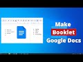 How to Make a Booklet in Google Docs