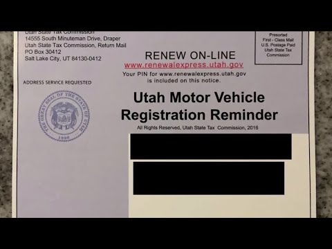 DMV Officials: Vehicle registrations down in Utah months after reminder postcards stopped