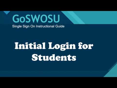 SWOSU SSO LOGIN 2020 - STUDENT