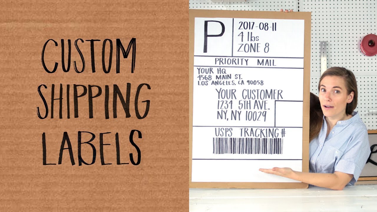 How to Customize Your Shipping Labels