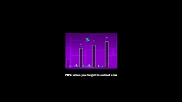 POV: when you forget to collect coin #geometrydash #shortvideo #shortsvideo #shorts #shorts