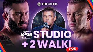 KSW EPIC: ADAMEK VS CHALIDOW - STUDIO PRZED GALĄ + 2 WALKI: KACPRZAK VS BRYSZ, RUSIŃSKI VS TULSHAEV image