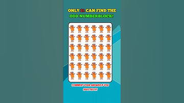🔍 Only 1% Can Find the Odd Numberblock! 🧠💥 Are YOU That Smart? #shorts