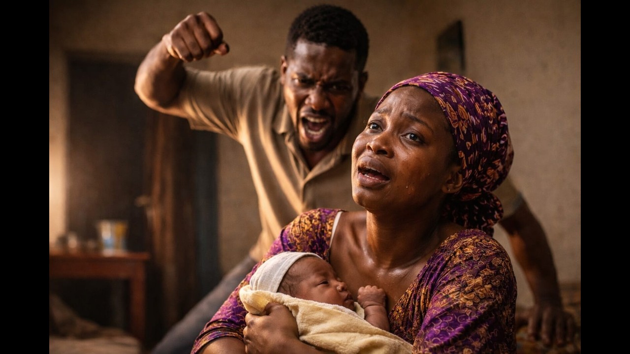 Elle accouche le matin… le soir même, son mari l'a frappé. #histoirevraie #leçondevie