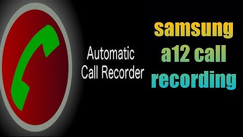 samsung a12 call recording | how to call recording on samsung a12