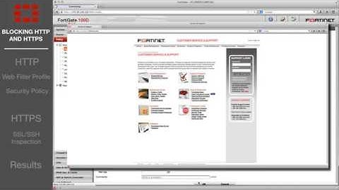 FortiGate Cookbook   Blocking HTTP and HTTPS Access 5 0