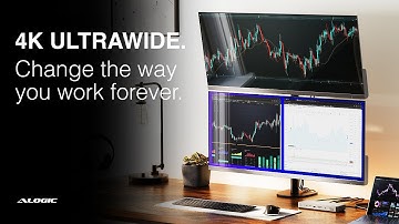Transform The Way You Work with Edge ULTRAWIDE 4K 21:9 QHD 100Hz Monitor | Alogic