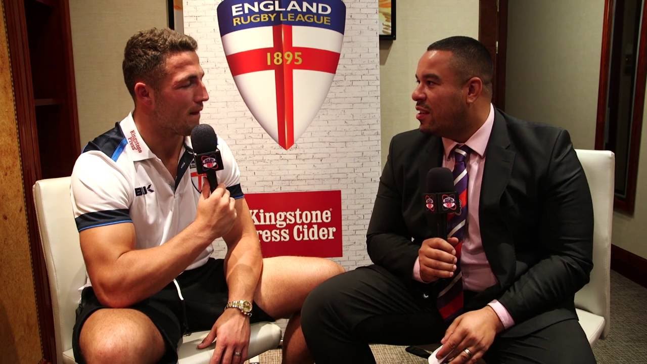 Sam Burgess talks about his relationship with Russell Crowe
